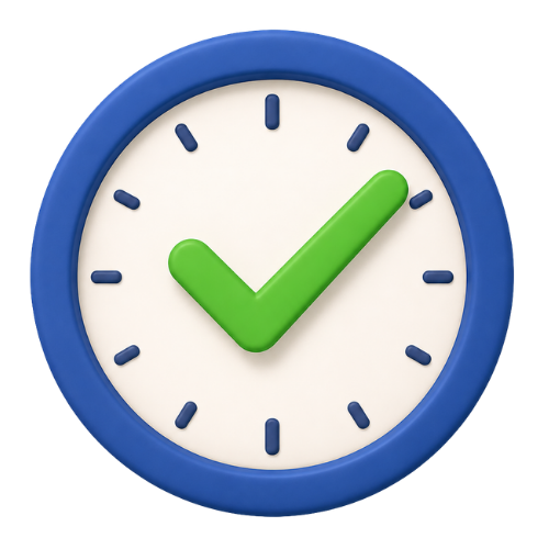 Icono Reloj Check